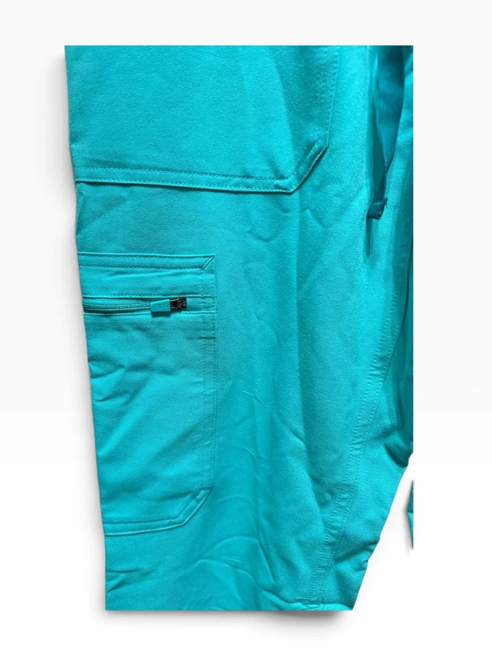 FIGS Cairo Cargo Scrub Pants Men’s Extra Small Short Teal NWT